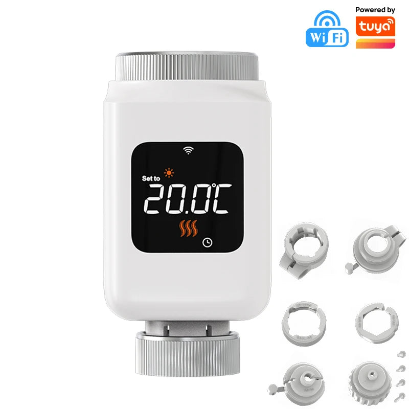 Tuya Smart Radiator Valve &ndash; Remote Temperature Control WiFi TRV 2