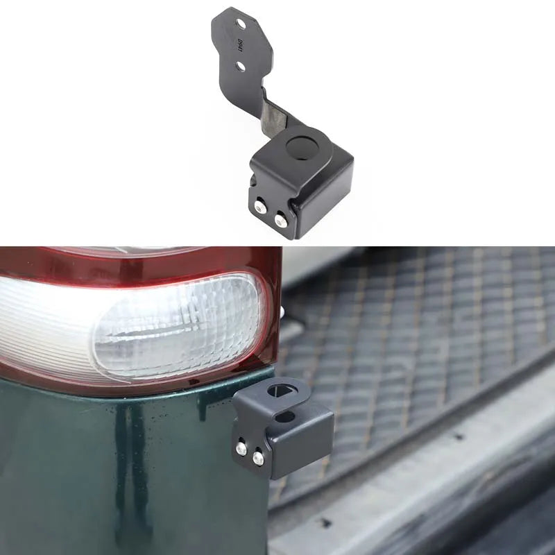 Black Carbon Steel Tailgate Antenna Bracket Prado 120