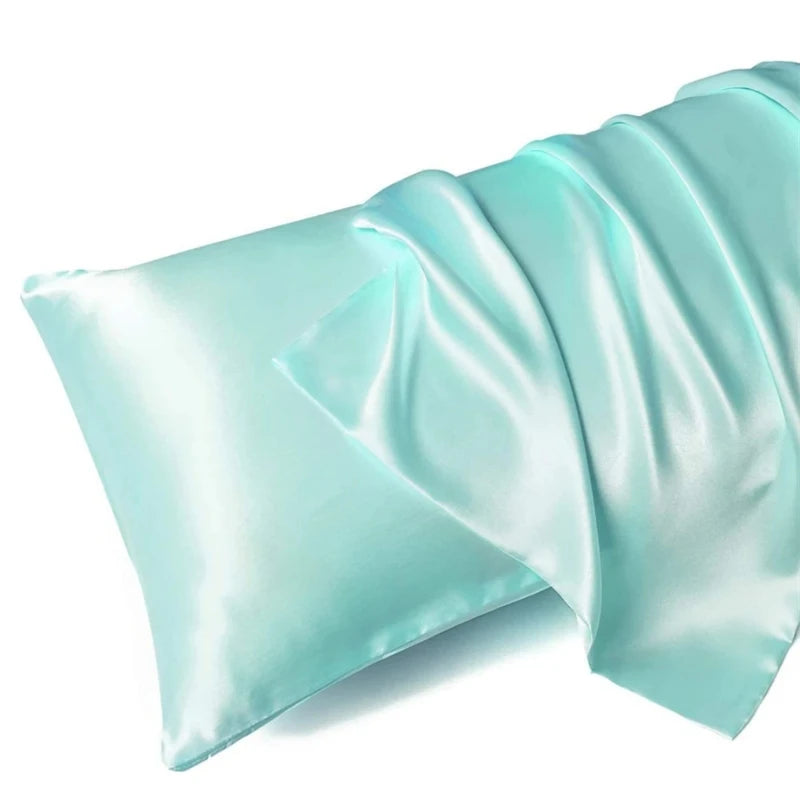 Mulberry Silk Pillowcase &ndash; Luxurious Comfort and Eco-Friendly Design Light Green / 1PCx51x76cm(20x30in)