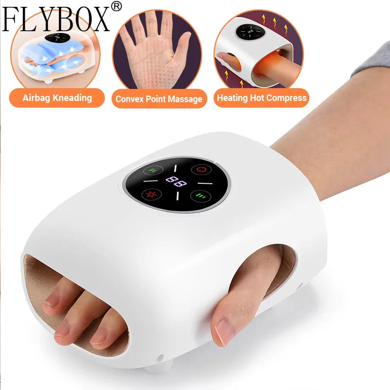 Ασύρματο Ηλεκτρικό Χειροκίνητο Μασάζ για Αρθρίτιδα με Αεροπίεση και Θερμότητα