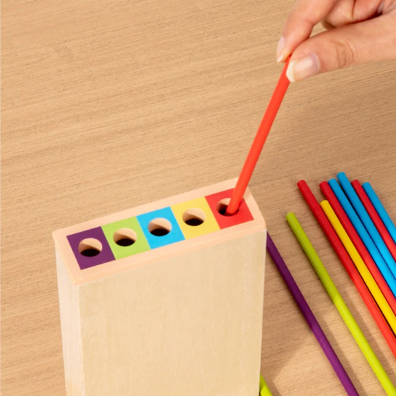 Wooden Stick And Tower Game &ndash; All-In-One Learning Toy