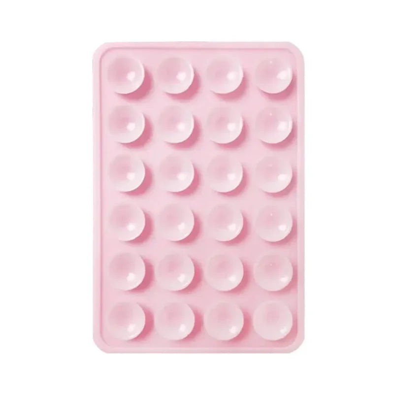 Silicone Suction Phone Holder Mat &ndash; Easy To Use And Stable Pink