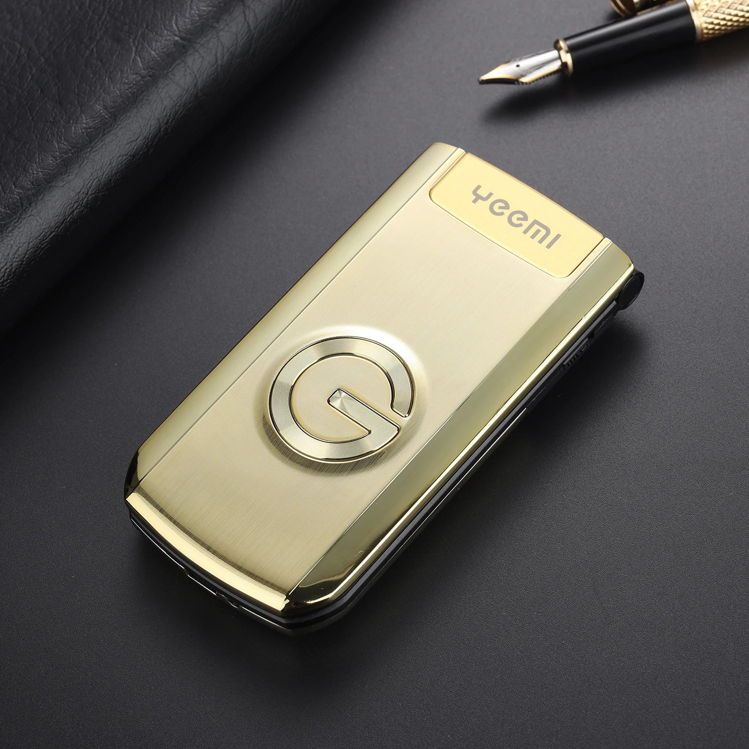 Metal Body Large Screen Flip Senior Phone &ndash; SOS Dial