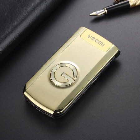 Metal Body Large Screen Flip Senior Phone &ndash; SOS Dial