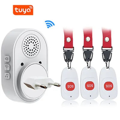 Tuya Caregiver Pager - Smart WiFi SOS Emergency Alert EU plug