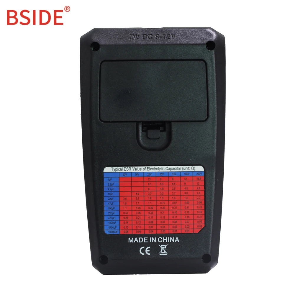 BSIDE ESR02PRO Transistor Tester SMD &ndash; Capacitance Testing