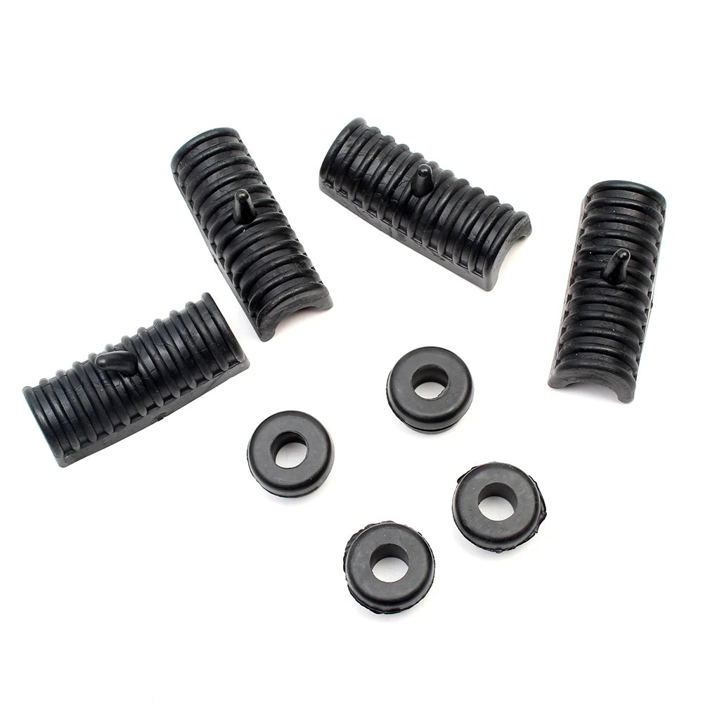 Motorcycle Black Hard Saddlebag Support Cushion &ndash; Durable Protection for Harley Touring Models Default Title