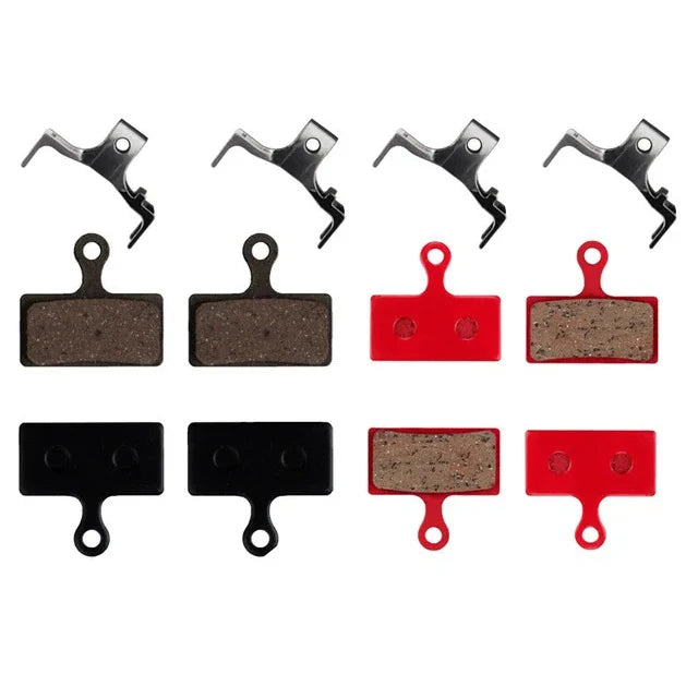 ZTTO 4 Pairs MTB Brake Pads G01S &ndash; Semi And Full Metallic 2Ceramics 2pair Semi