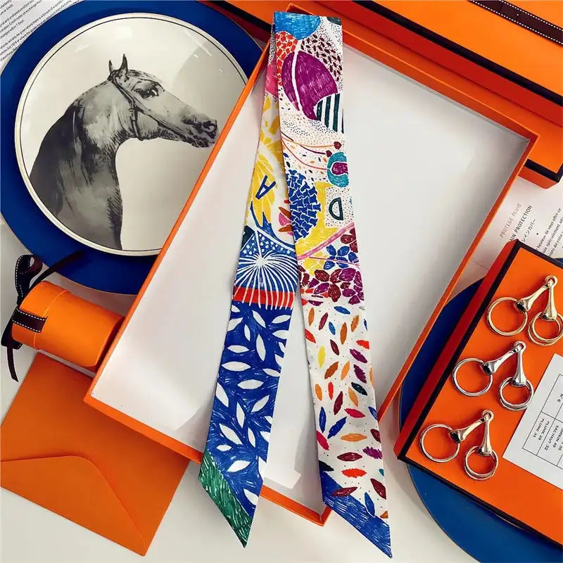 JTVOVOC Silk Scarf &ndash; Elegant Versatility for Any Outfit JZP020-02 / 5x85cm