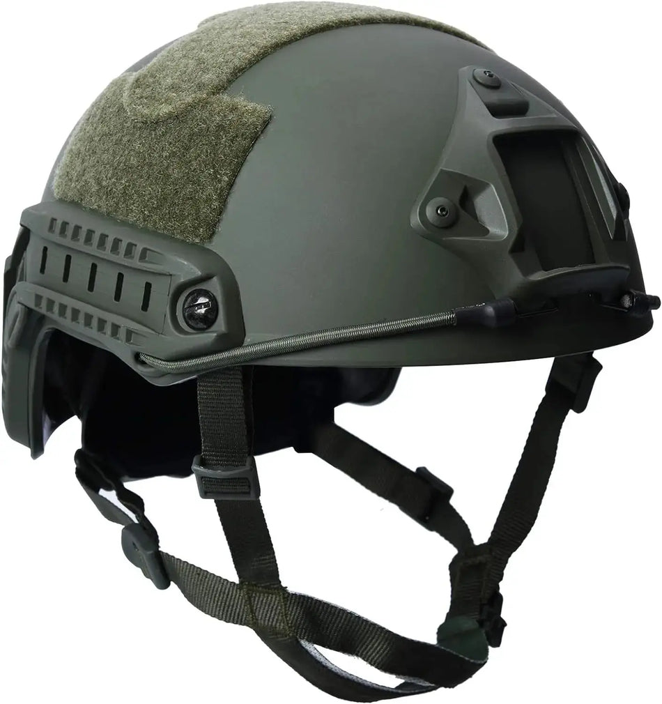 Casco tattico Airsoft con maschera completa per sport di paintball