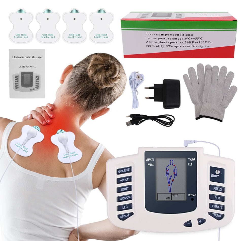 EMS Tens Massage Unit - Full Body Electrical Muscle Therapy