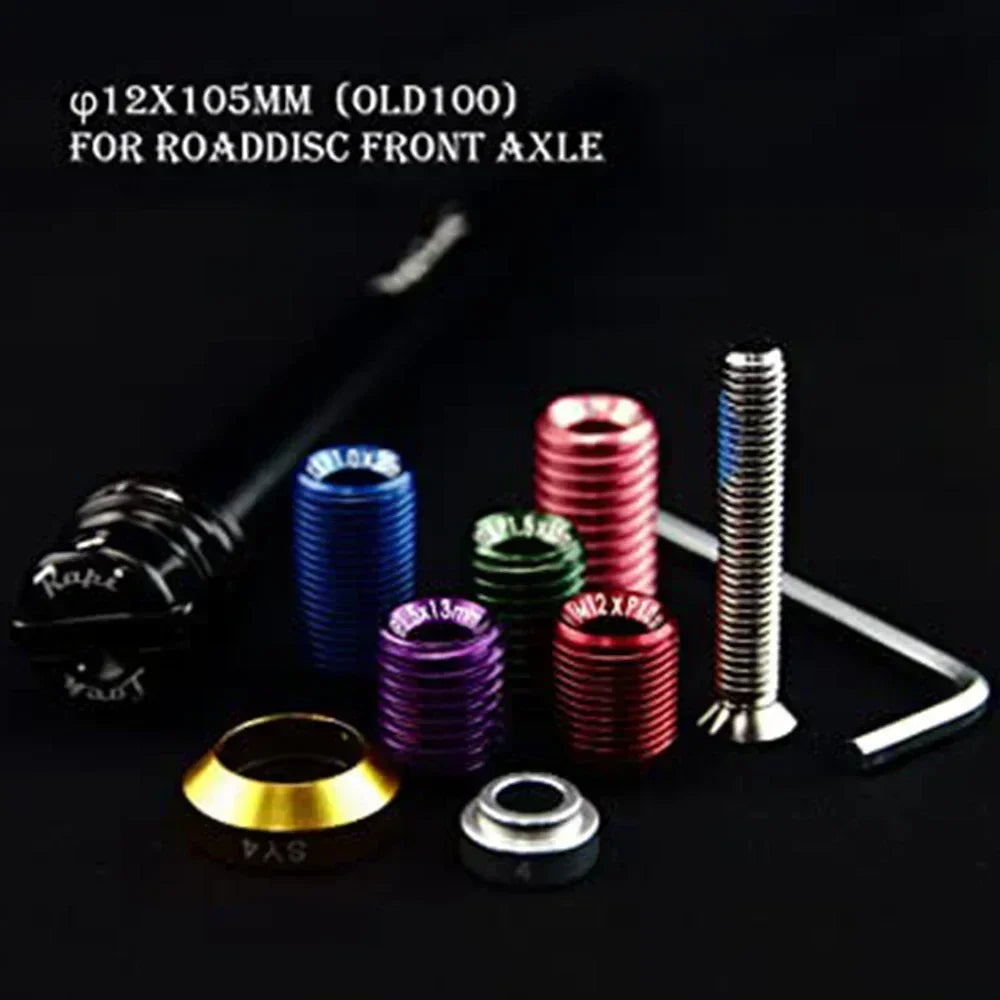 DT Road Disc Gravel MTB Mountain Bike Wheels Thru Axle Adapter &ndash; Tool-Free Integrated Lever Design 105x12mm Road Front