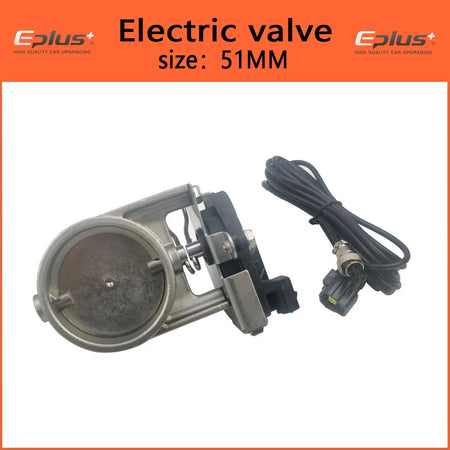 EPLUS Car Exhaust Pipe Electronic Valve Kit with Remote Control - Universal Fit, Multi-Angle Mode, Available in 51mm, 63mm, 70mm, 76mm valve 51mm