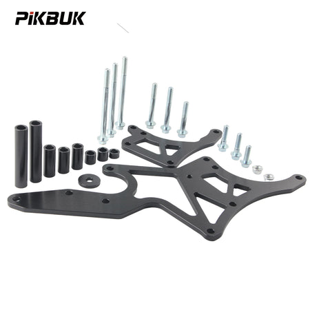 Anodized Aluminum Serpentine Alternator Bracket for GM LS 1999-2013 by InterCyprus Trading Ltd