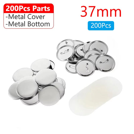 32mm 58mm 75mm Badge Button Mold &ndash; Interchangeable Dies 200pcs 37mm parts