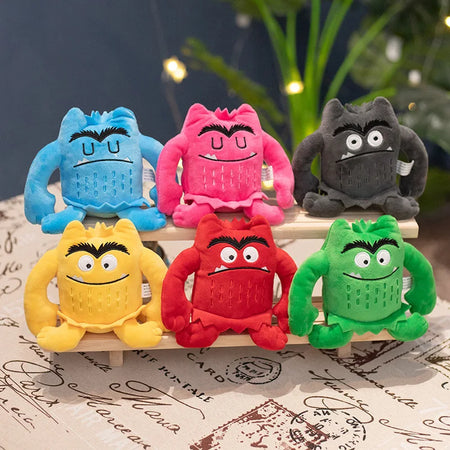 Color Monster Emotion Plush Toy - 15cm Cute Stuffed Doll for Kids