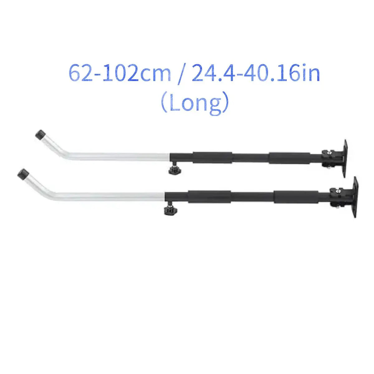 Wall Mount Storage Rack Pair &ndash; Foldable 50kg Load Capacity Long