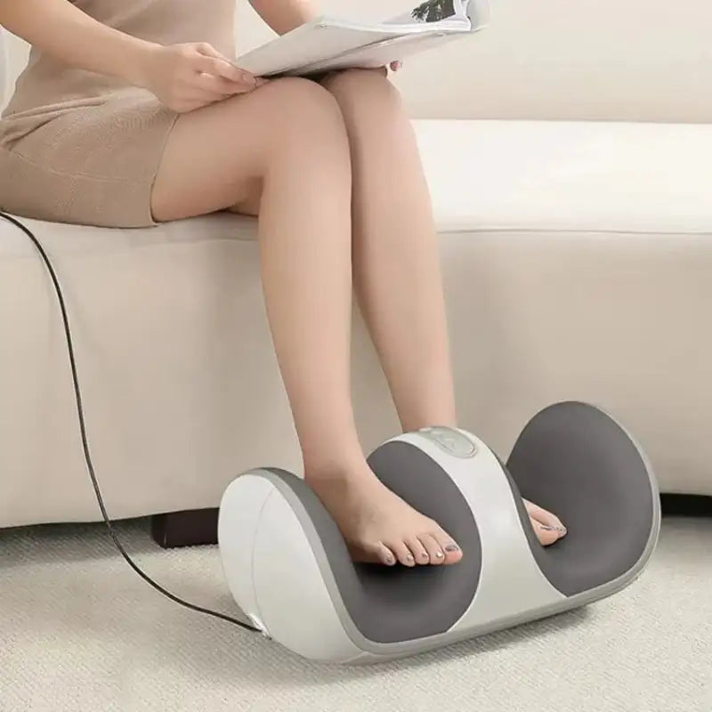 Fotmassageapparat med värme Shiatsu-rulle för fötter, vader och ben