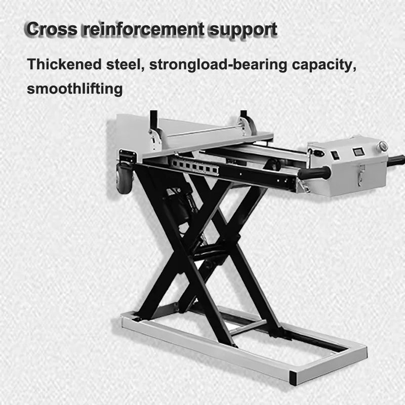 Elektrikli Hidrolik Kaldırma Platformu Arabası 200kg Küçük Kamyonet Van için, 48V Lityum Pil