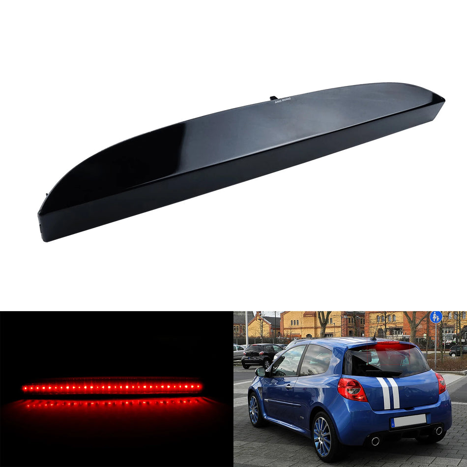 Zadnja tretja zavorna luč z črnim lečami za Renault Clio MKII Campus