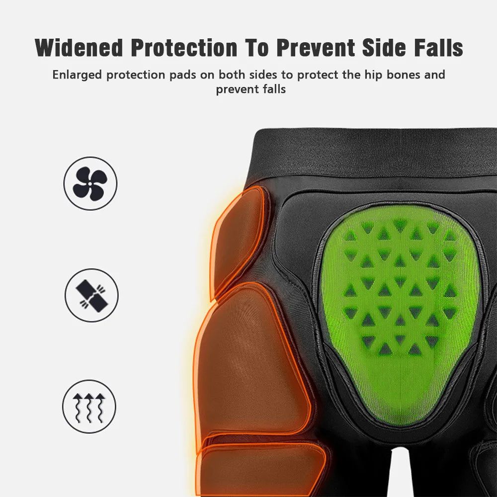 Padded Skating Shorts 3D Protection &ndash; High Impact Padding
