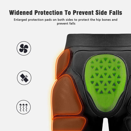 Padded Skating Shorts 3D Protection &ndash; High Impact Padding