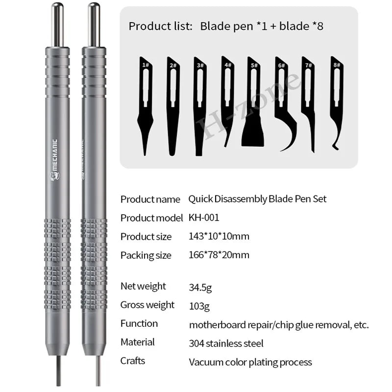 MECHANIC KH-001 &ndash; Non-Slip Quick Release Pry Blade for Phone and PCB Repair