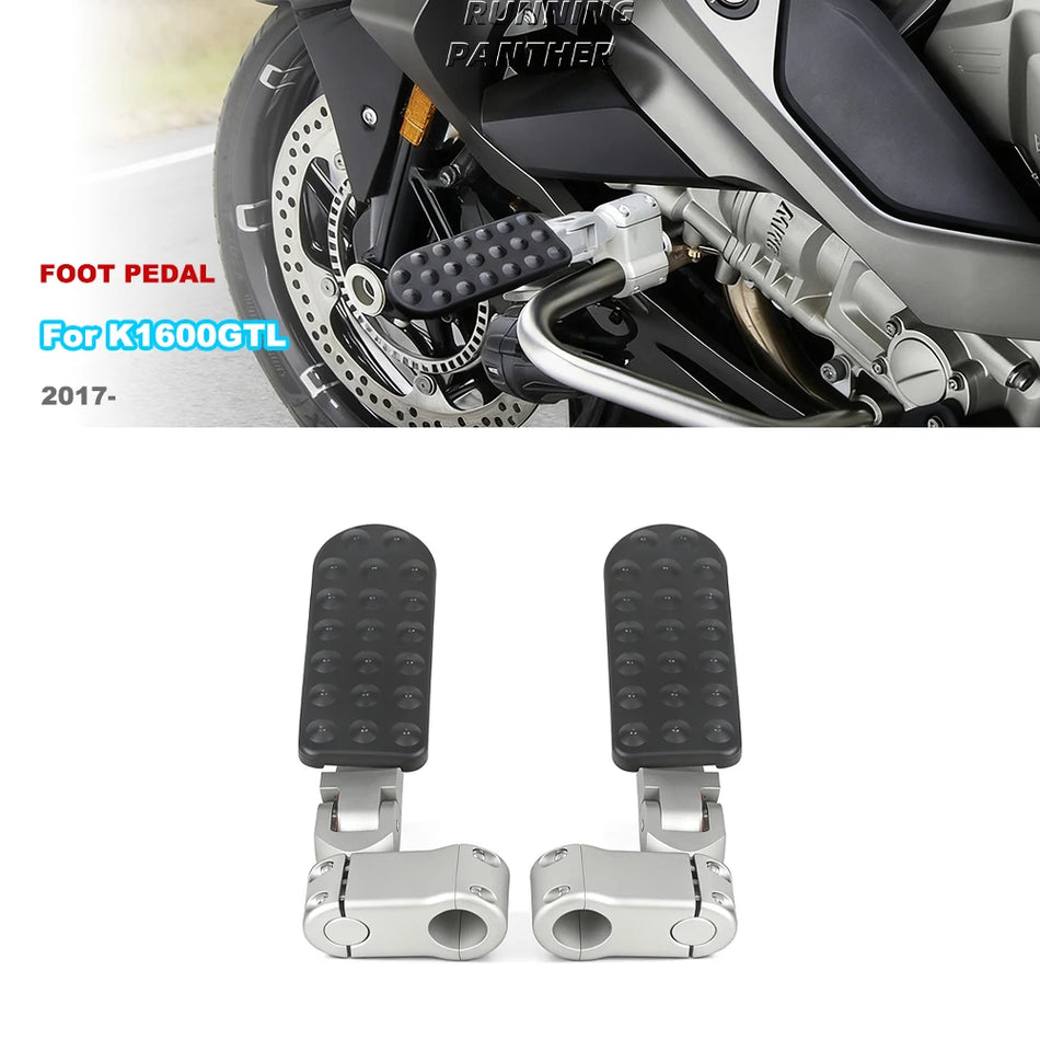 CNC Alumīnija Regulējami Salokāmi Kāju Balsti BMW K1600GTL K1600GT K 1600 GT GTL 2017-2025