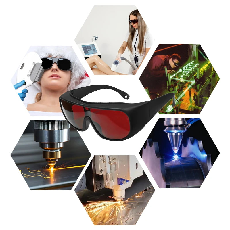 Laser Protection Glasses 10600nm OD6 UV400 - Wide Spectrum