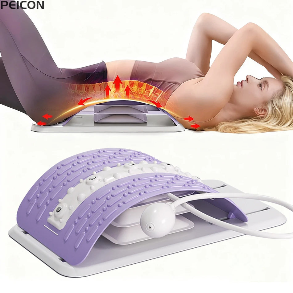 Electric Back Massager for Pain Relief, Back Cracker, Neck and Waist Support