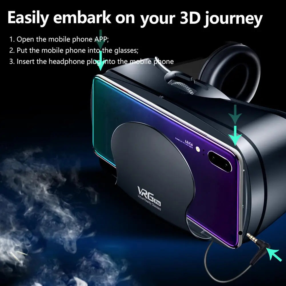 VRG Pro 3D Virtual Reality Glasses with Ipega Mocute Controller