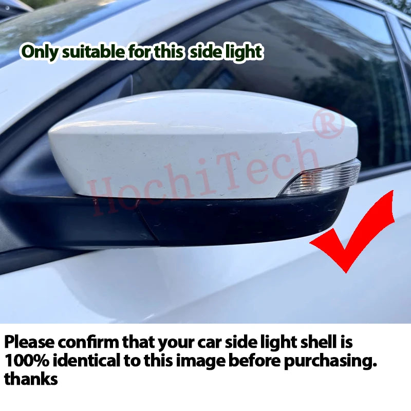 Dynamická LED směrová světla pro boční zrcátka pro Škoda Fabia MK3 Rapid