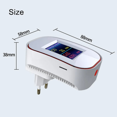 Tuya Smart Life Natural Gas CO Detector &ndash; WiFi Enabled Alarm