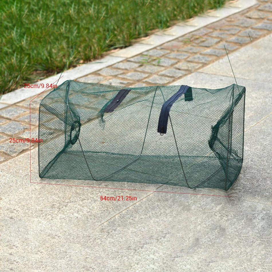 Foldable Fishing Net Trap for Crayfish, Crab &amp; Shrimp