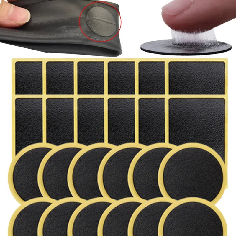 Universal Glue-free Tire Repair Patches - Quick, Easy, and Effective Solutions for Car, Motorcycle, and Bike Tires