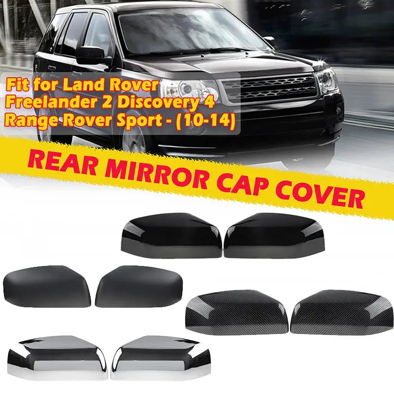Side Rearview Mirror Cover for Land Rover Range Rover Sport Discovery 4 LR2 LR4 by InterCyprus Trading Ltd