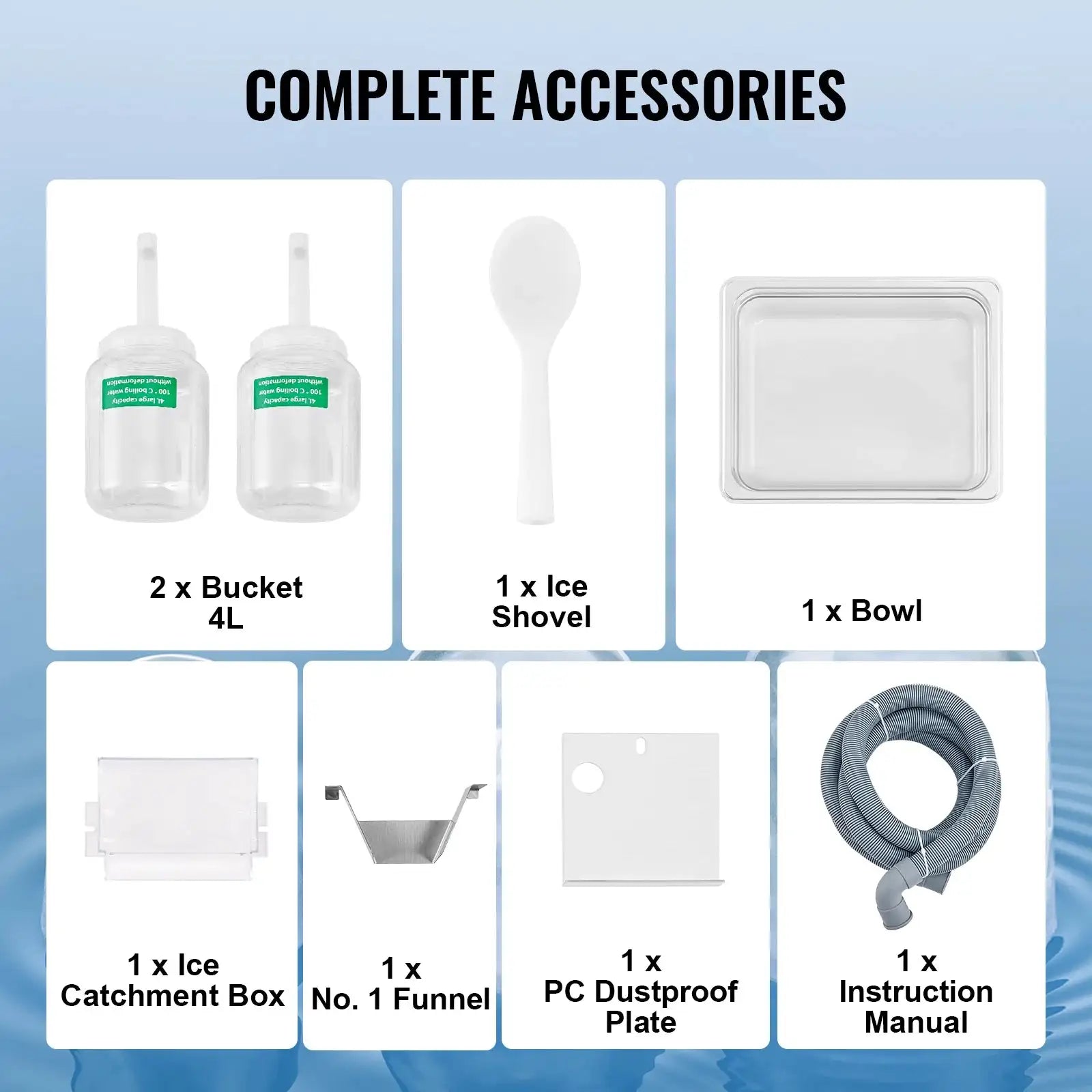 Commercial Snow Cone Maker Ice Machine Air Cooled