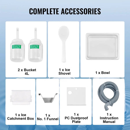 Commercial Snow Cone Maker Ice Machine Air Cooled