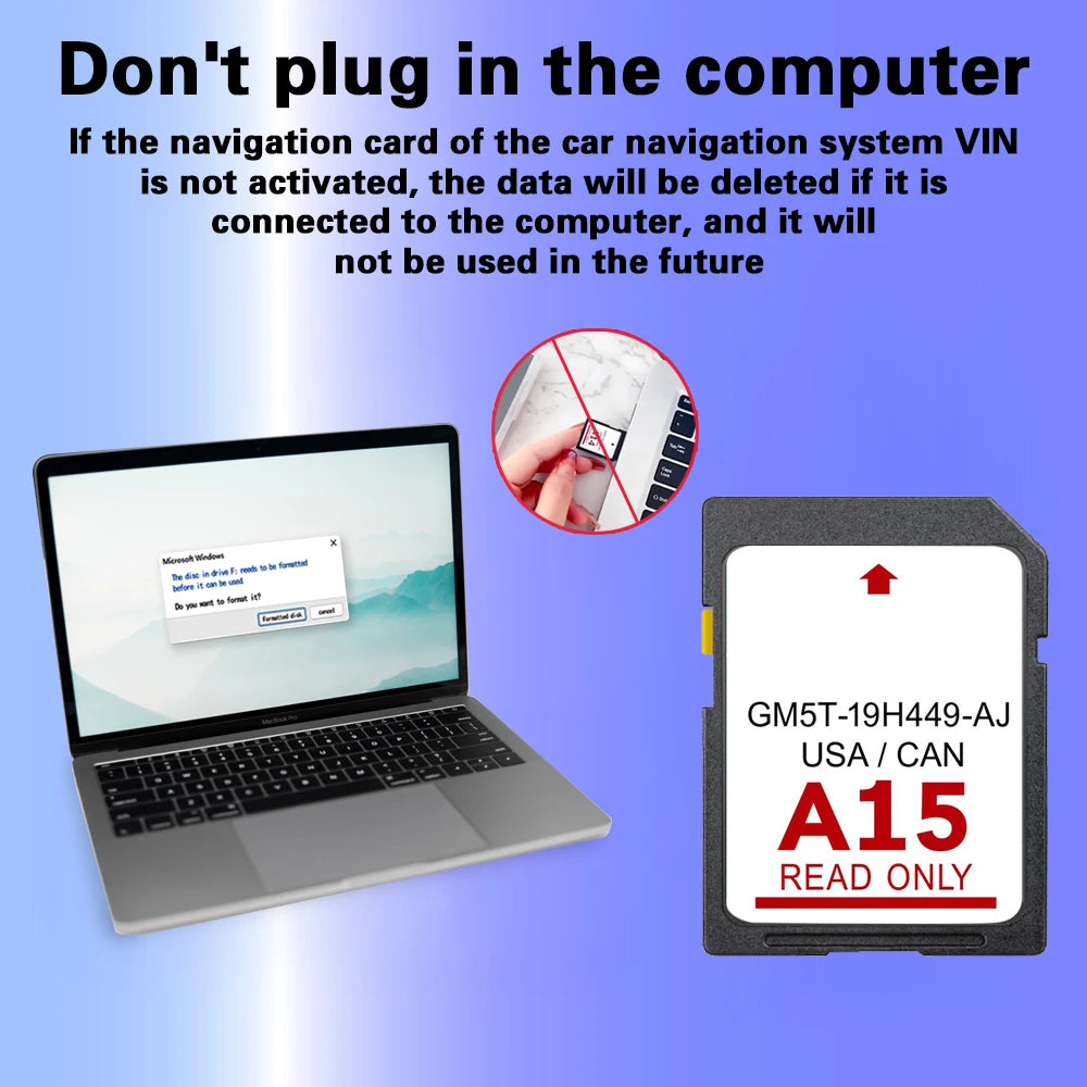 2024 NA Map For Ford Lincoln A15 SD Card - Latest NA Maps