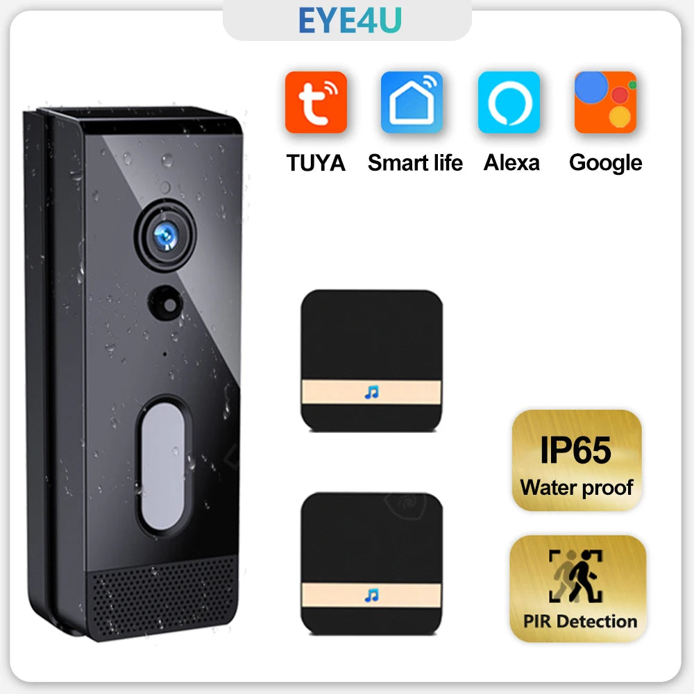 Tuya Smart Home Doorbell Camera &ndash; 1080P HD Video Intercom