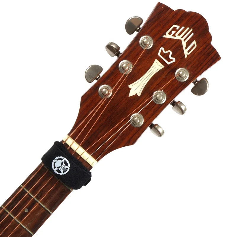 Adjustable Guitar String Damper, Noise-Reducing Fabric Mute for Bass & Guitar