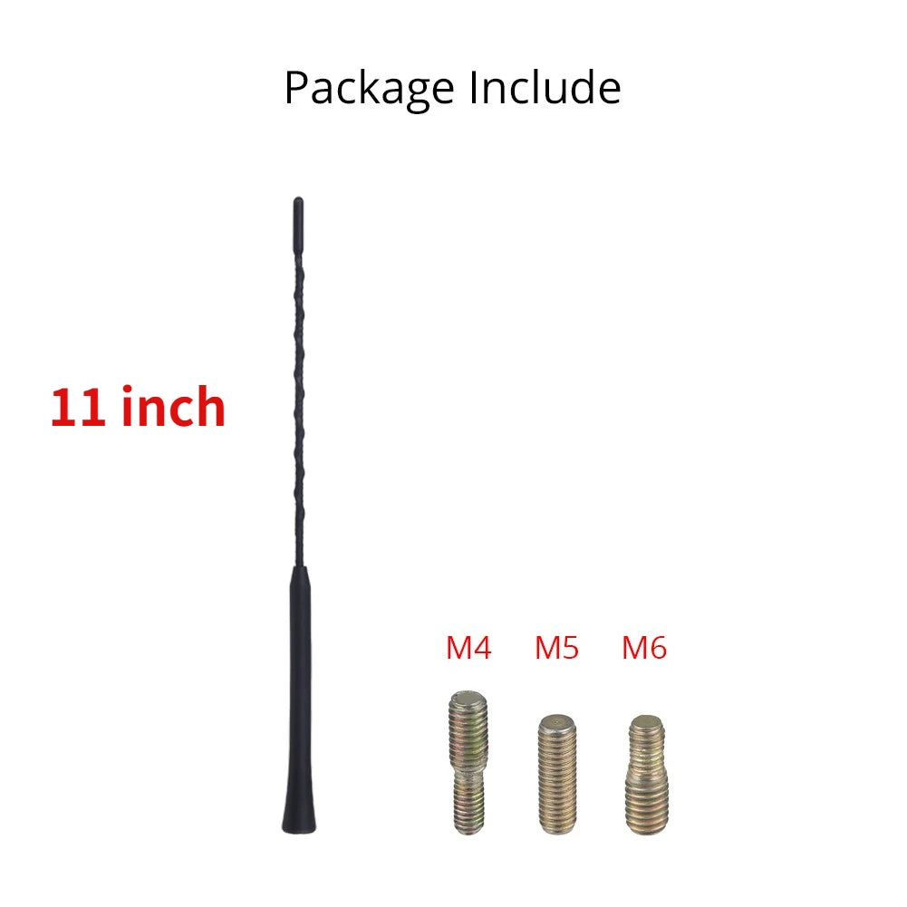 FISHBERG Car Roof Antenna &ndash; High-Quality FM AM Signal Boost 11 inchi