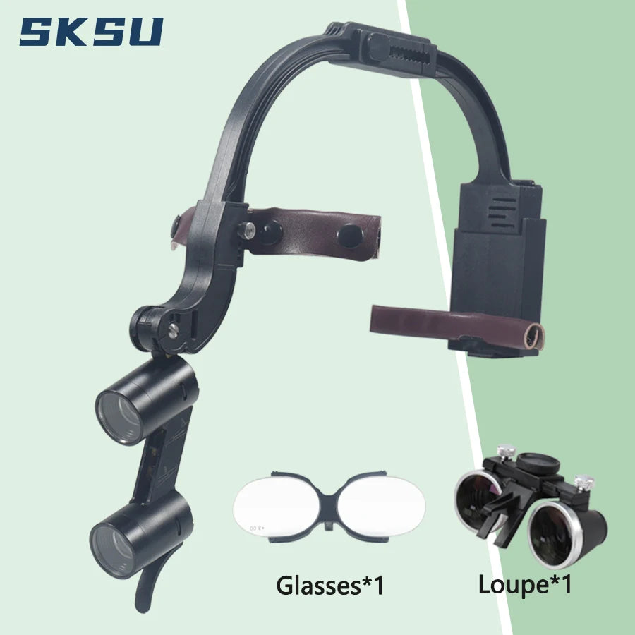 Binocular Dental Loupe Magnification 2.5X 3.5X &ndash; LED Light