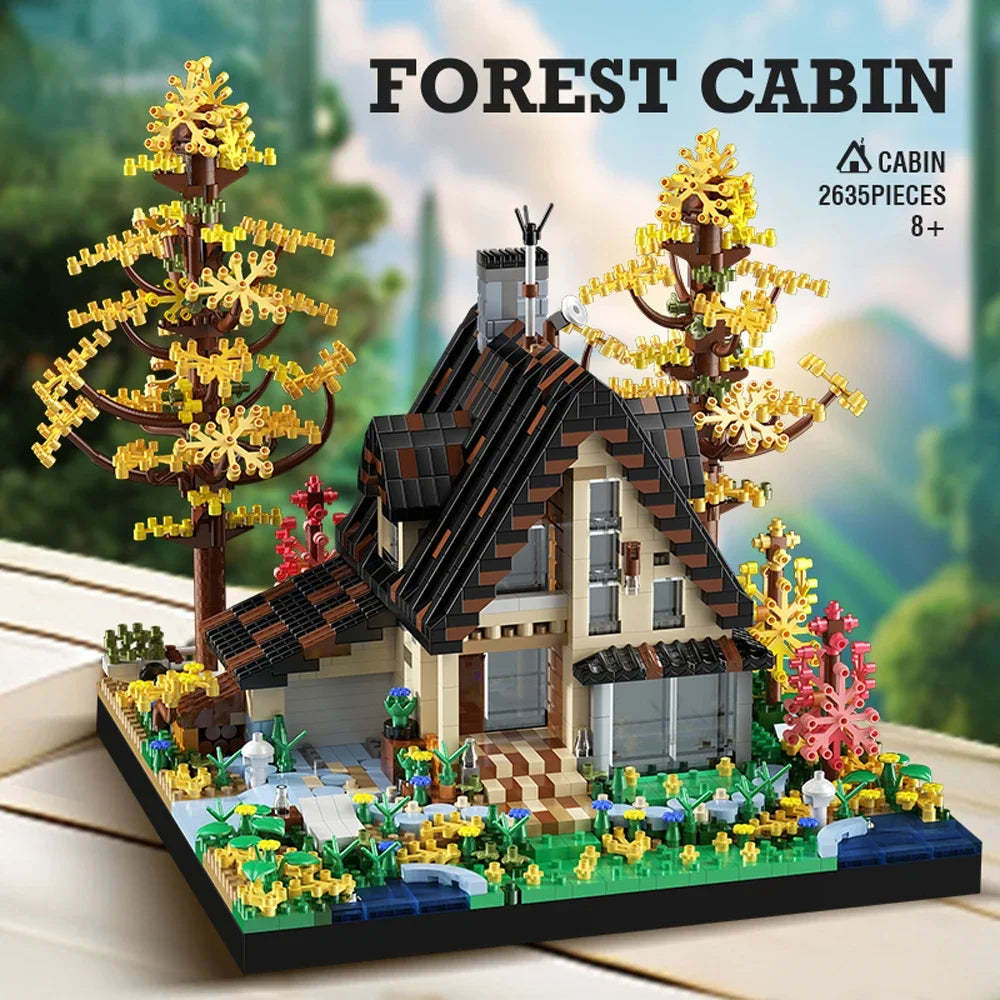 Street View Forest Cabin Blocks - Detail Packed Set