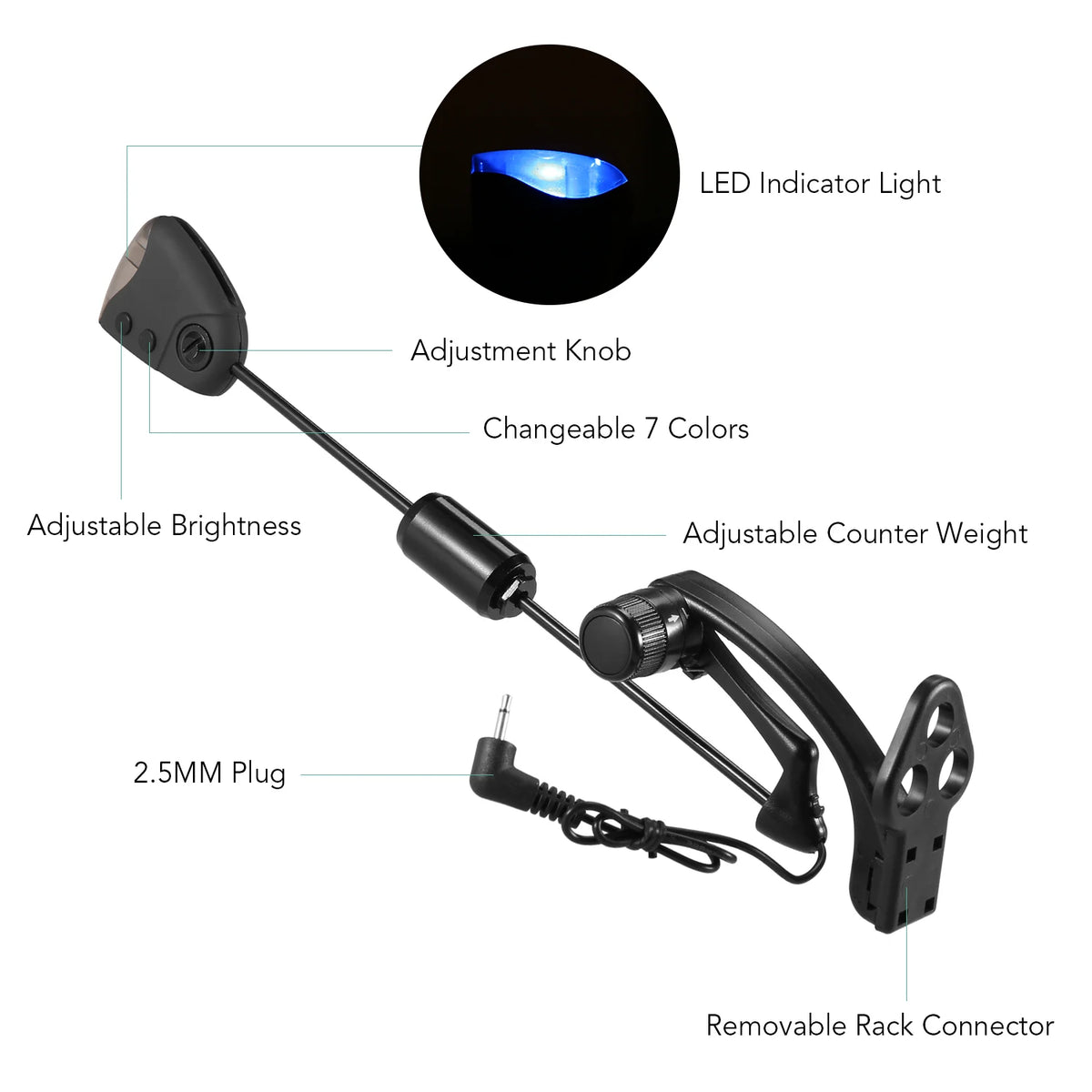 LIXADA Swinger Set &ndash; LED Bite Indicator For Night Fishing