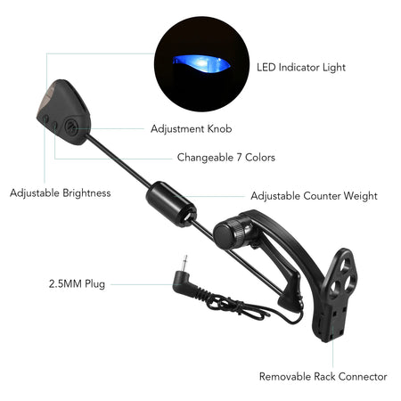 LIXADA Swinger Set &ndash; LED Bite Indicator For Night Fishing
