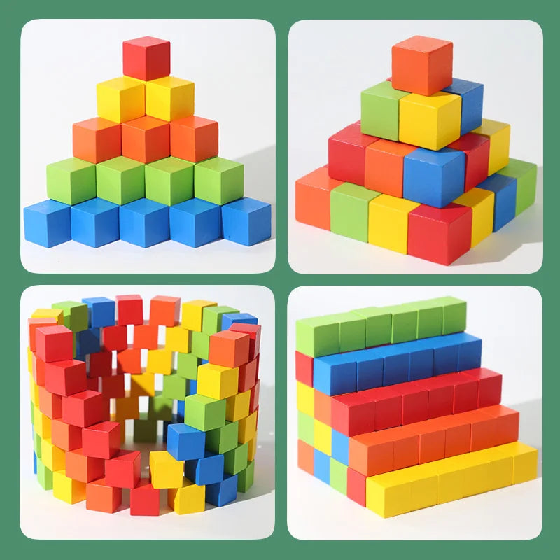 Colorful Wooden Blocks Set &ndash; Education Through Play