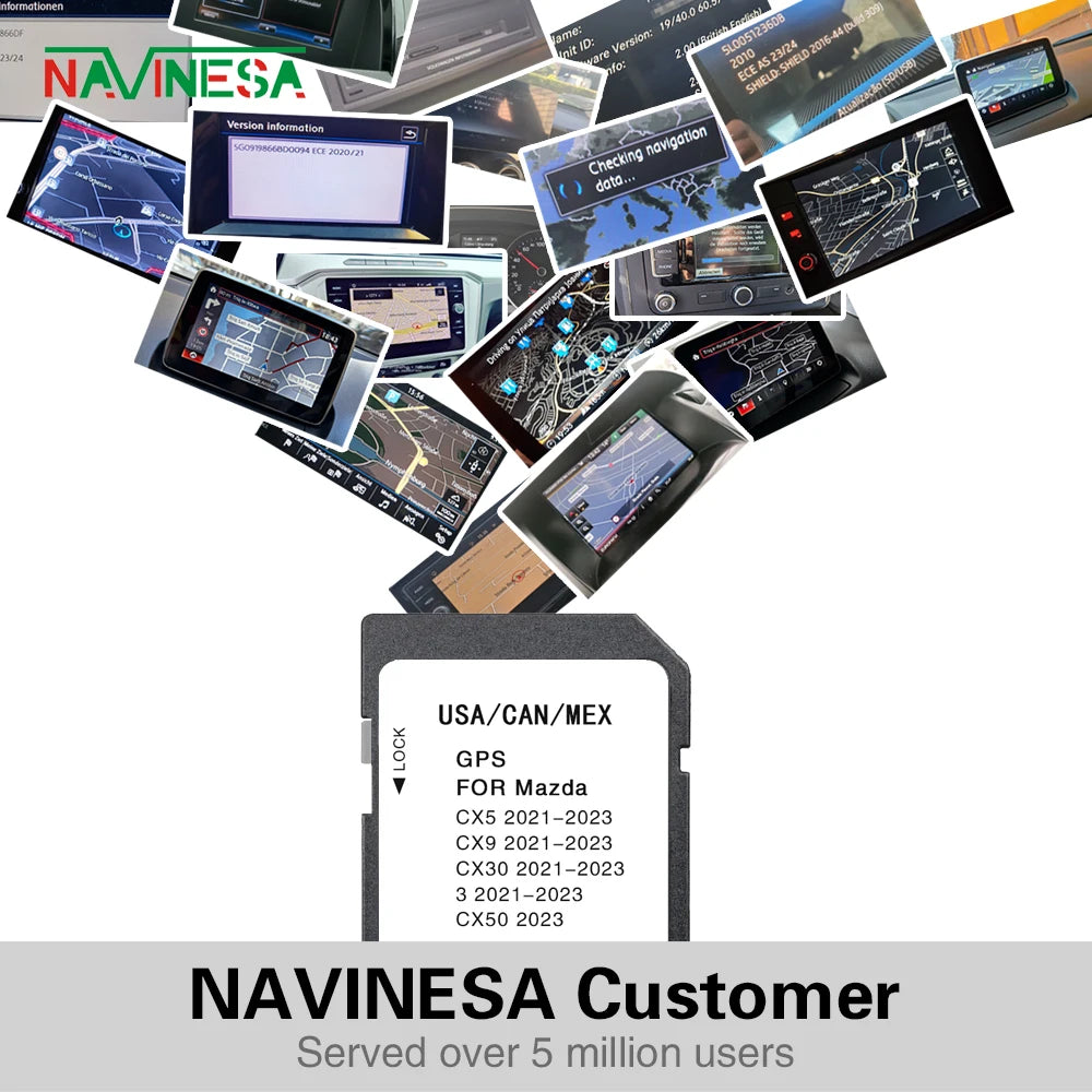 Mazda CX Sat Nav SD Card 2023 Maps &ndash; New USA CAN MEX Maps