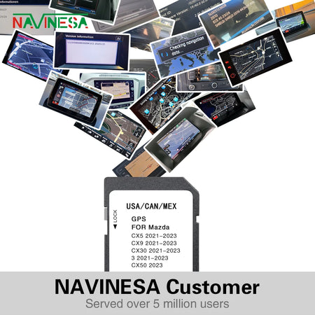 Mazda CX Sat Nav SD Card 2023 Maps &ndash; New USA CAN MEX Maps