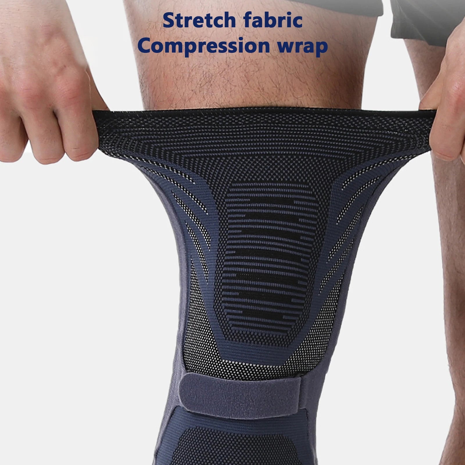 Compression Knee Brace &ndash; Dual-Side Spring Stabilizers